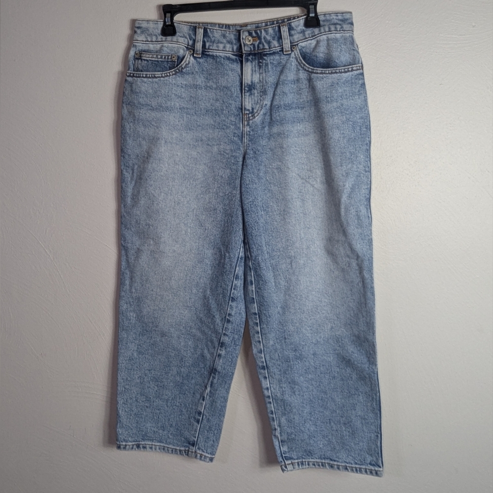 10P Talbots‎ High Waist Straight Ankle Jeans